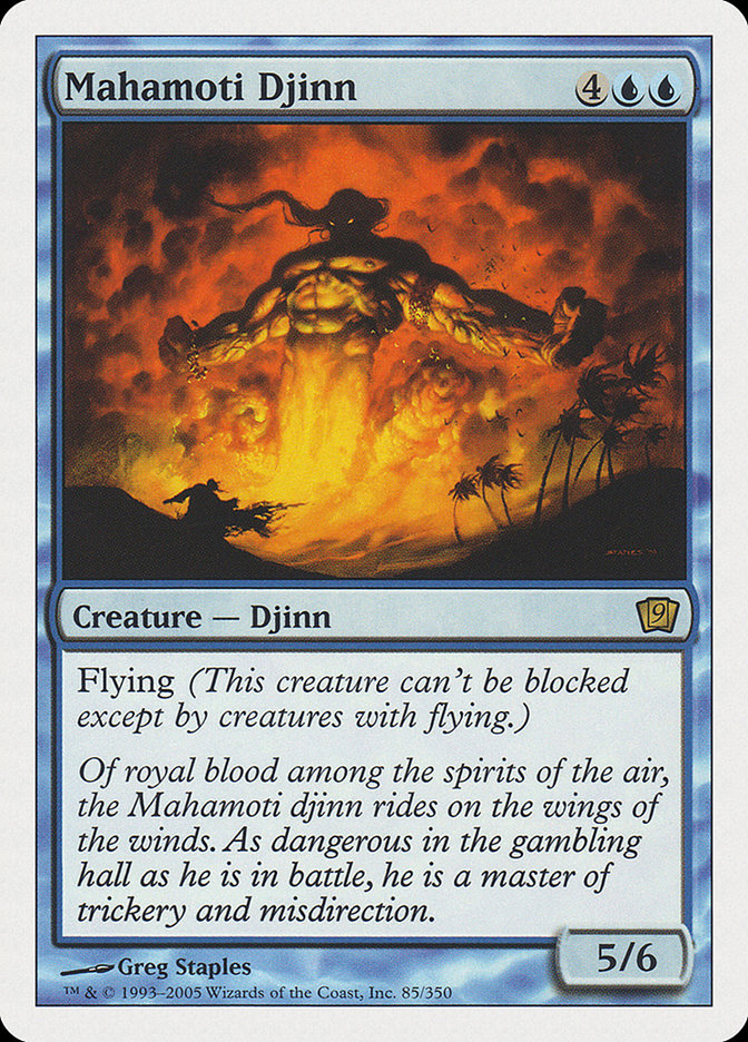 Mahamoti Djinn (9th Edition) [Oversize Cards] | A1Comics