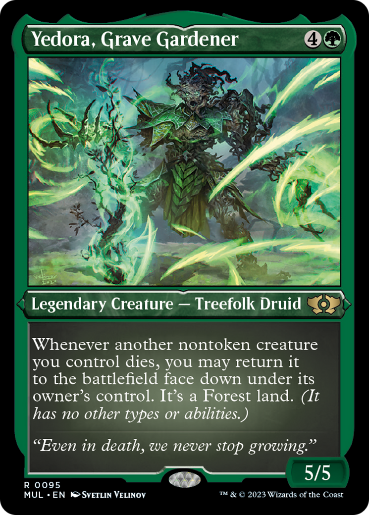 Yedora, Grave Gardener (Foil Etched) [Multiverse Legends] | A1Comics