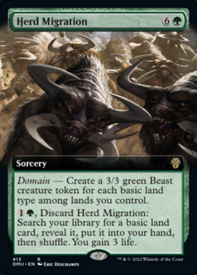 Herd Migration (Extended Art) [Dominaria United] | A1Comics