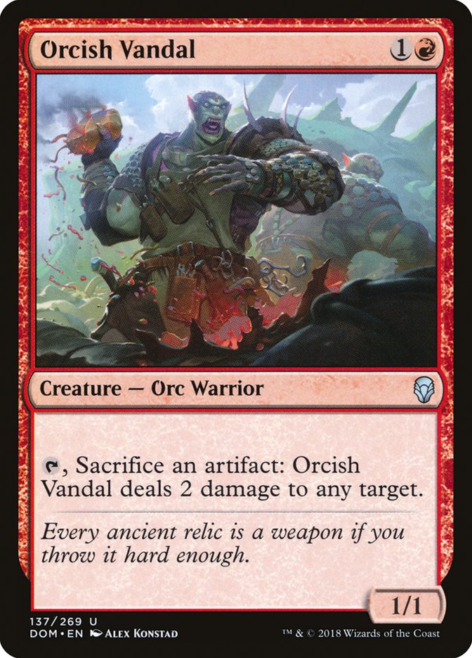 Orcish Vandal [Dominaria] | A1Comics