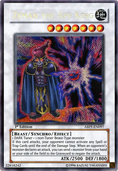 Zeman the Ape King [ABPF-EN097] Secret Rare | A1Comics