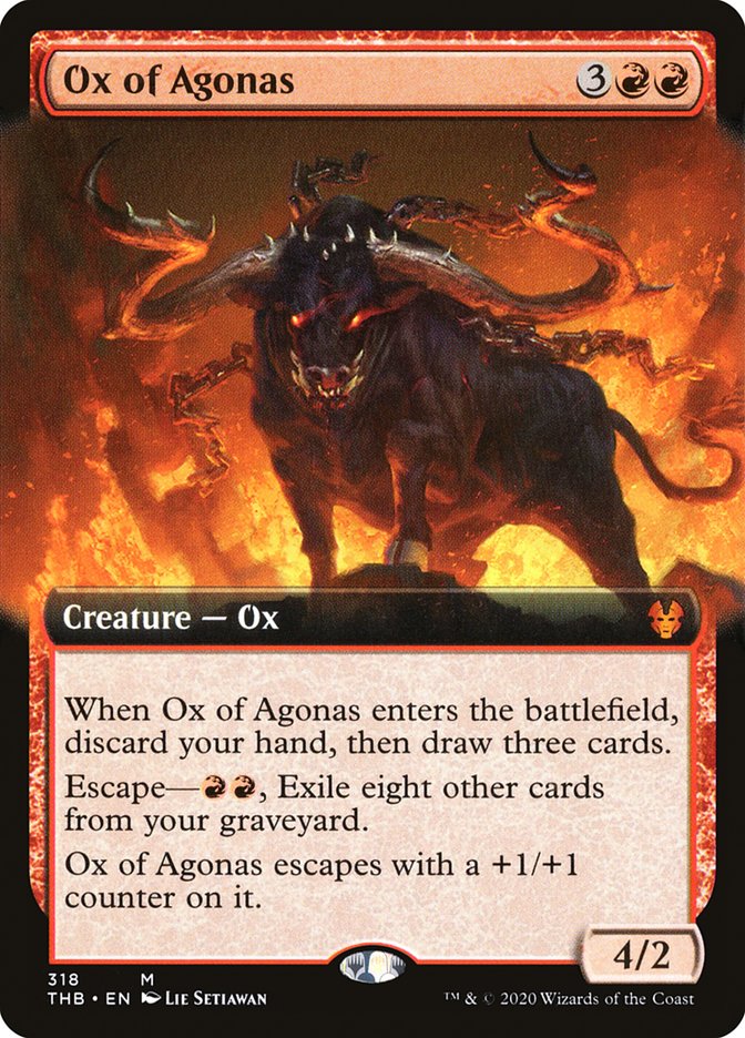 Ox of Agonas (Extended Art) [Theros Beyond Death] | A1Comics