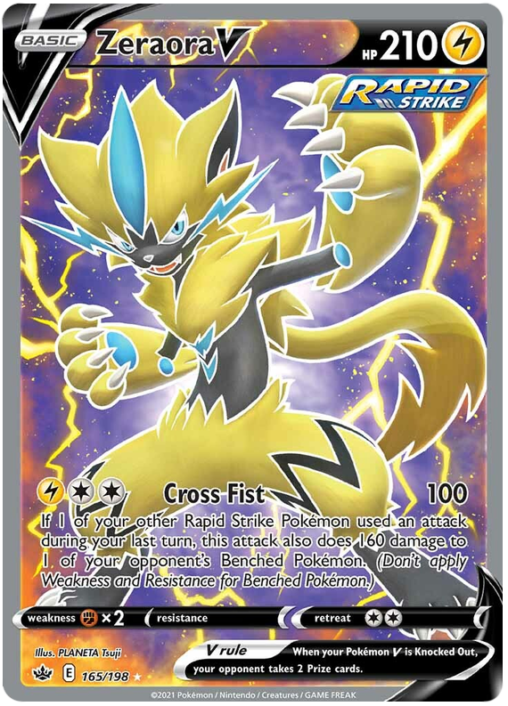 Zeraora V (165/198) [Sword & Shield: Chilling Reign] | A1Comics