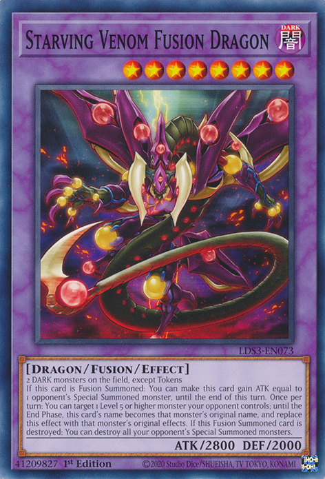 Starving Venom Fusion Dragon [LDS3-EN073] Common | A1Comics