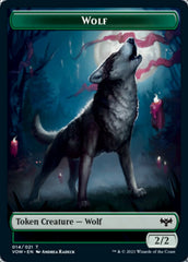 Insect // Wolf (014) Double-Sided Token [Innistrad: Crimson Vow Tokens] | A1Comics