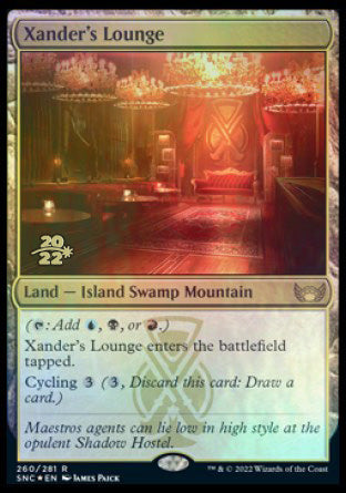 Xander's Lounge [Streets of New Capenna Prerelease Promos] | A1Comics