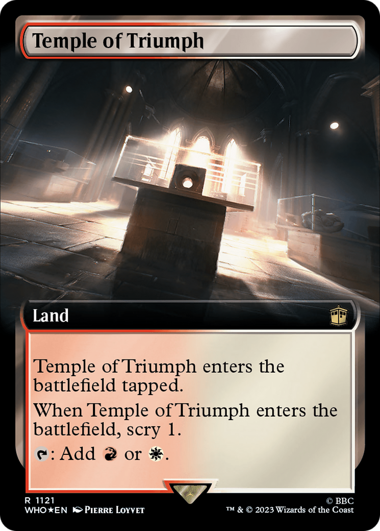 Temple of Triumph (Extended Art) (Surge Foil) [Doctor Who] | A1Comics