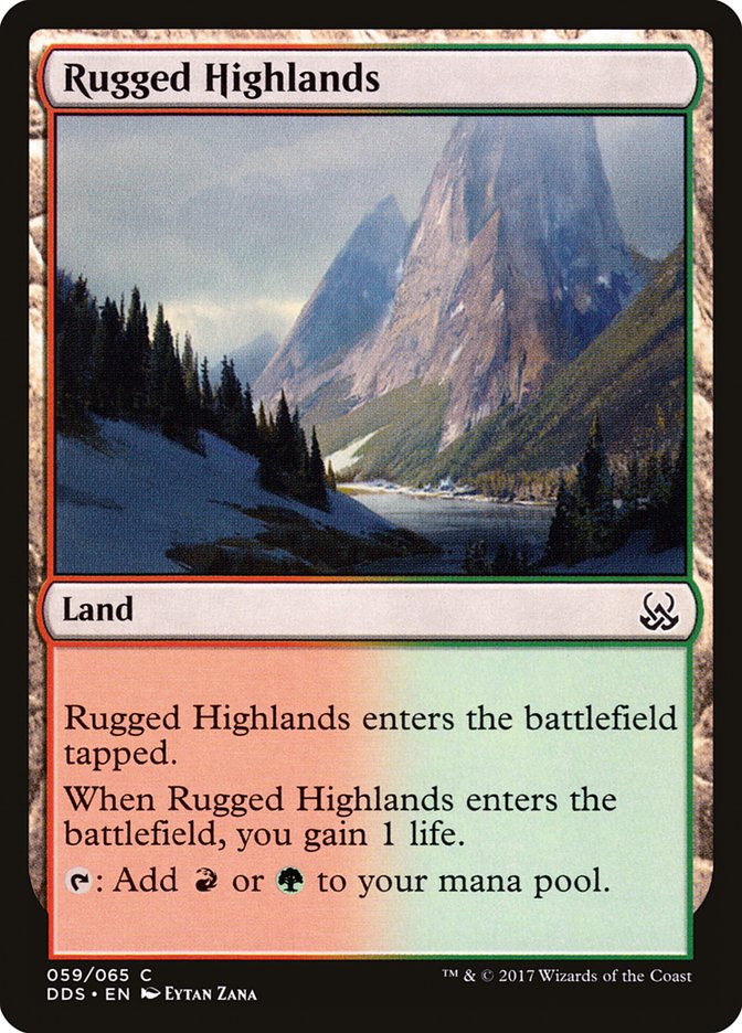 Rugged Highlands [Duel Decks: Mind vs. Might] | A1Comics