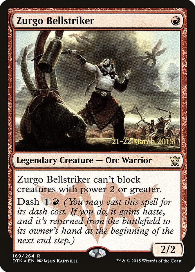 Zurgo Bellstriker [Dragons of Tarkir Prerelease Promos] | A1Comics