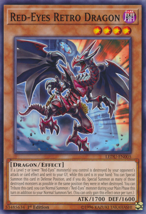 Red-Eyes Retro Dragon [LEDU-EN005] Common | A1Comics