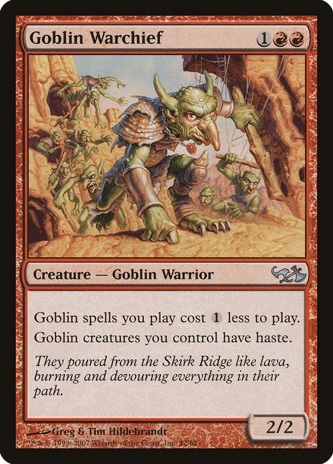 Goblin Warchief [Duel Decks: Elves vs. Goblins] | A1Comics