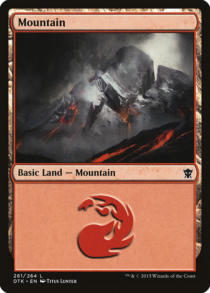 Mountain (261) [Dragons of Tarkir] | A1Comics