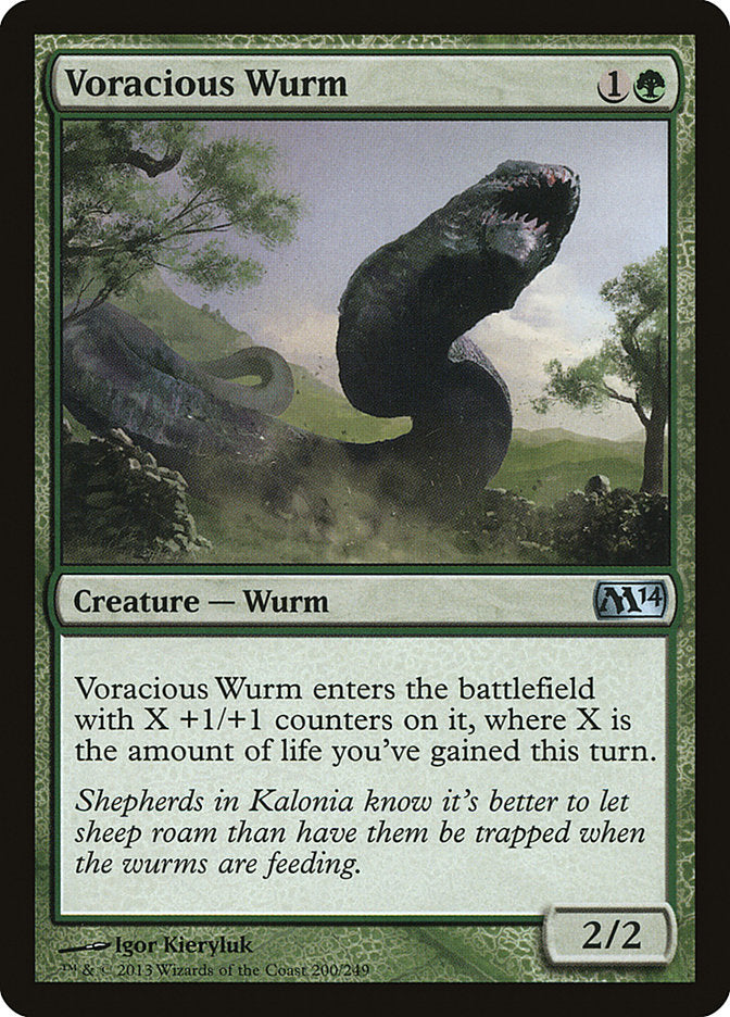 Voracious Wurm [Magic 2014] | A1Comics