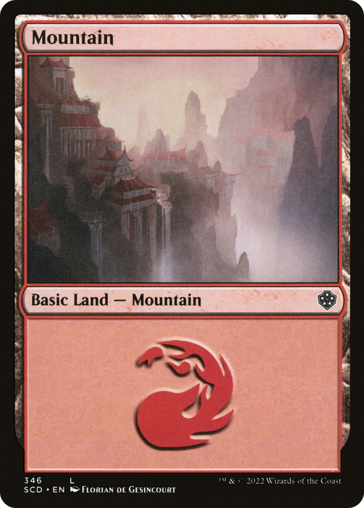 Mountain (346) [Starter Commander Decks] | A1Comics