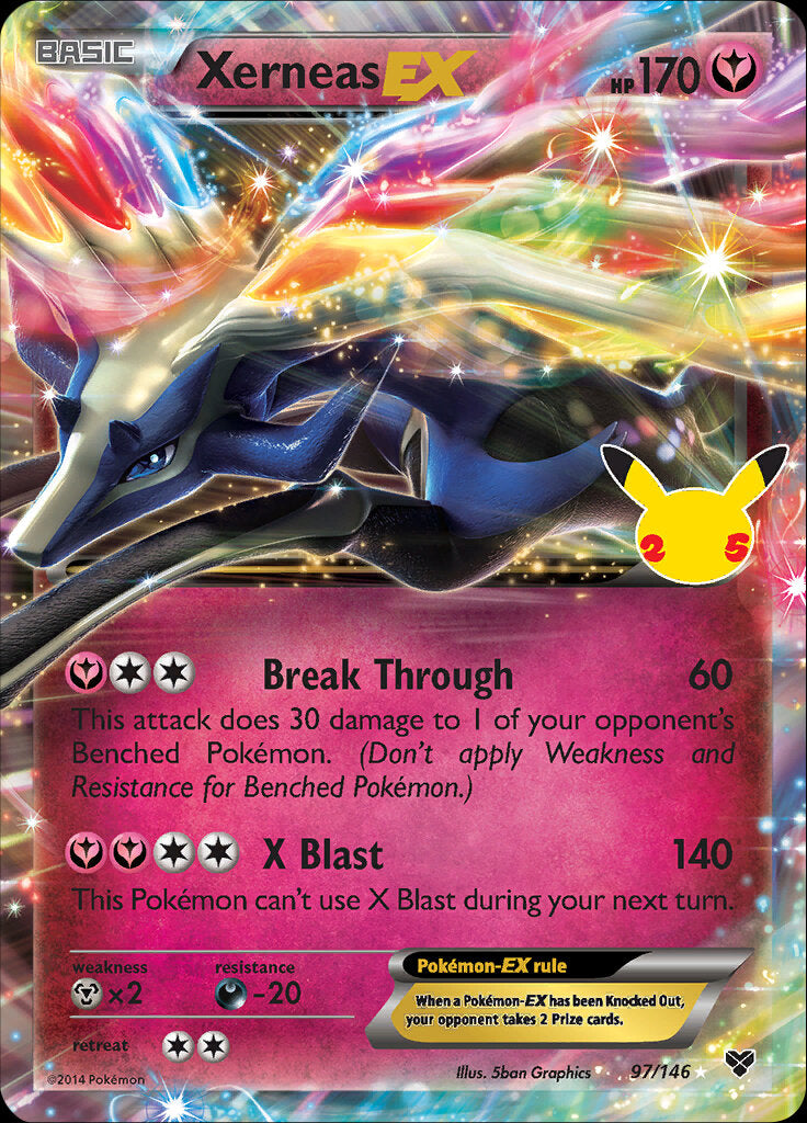 Xerneas EX (97/146) [Celebrations: 25th Anniversary - Classic Collection] | A1Comics