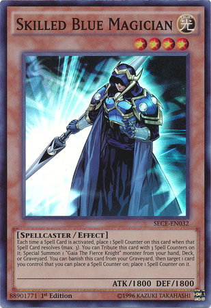 Skilled Blue Magician [SECE-EN032] Super Rare | A1Comics