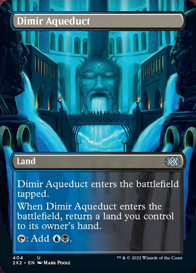 Dimir Aqueduct (Borderless Alternate Art) [Double Masters 2022] | A1Comics