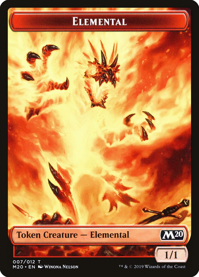 Elemental Token [Core Set 2020 Tokens] | A1Comics