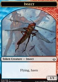 Insect // Warrior Double-Sided Token [Hour of Devastation Tokens] | A1Comics