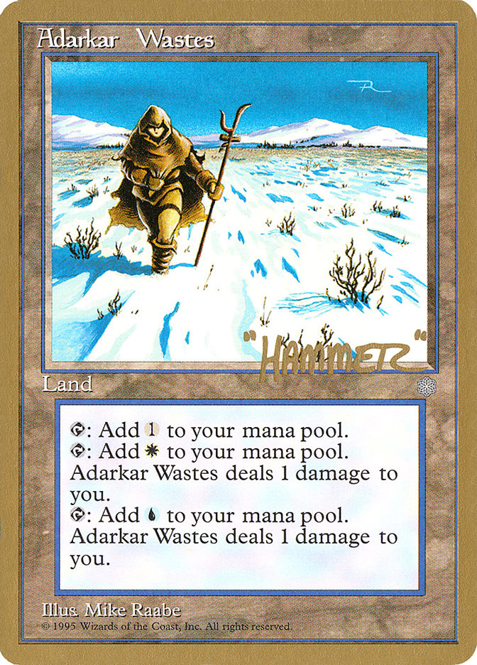 Adarkar Wastes (Shawn "Hammer" Regnier) [Pro Tour Collector Set] | A1Comics