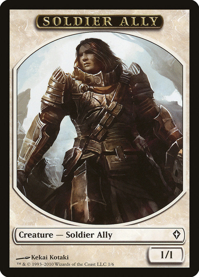 Soldier Ally Token [Worldwake Tokens] | A1Comics