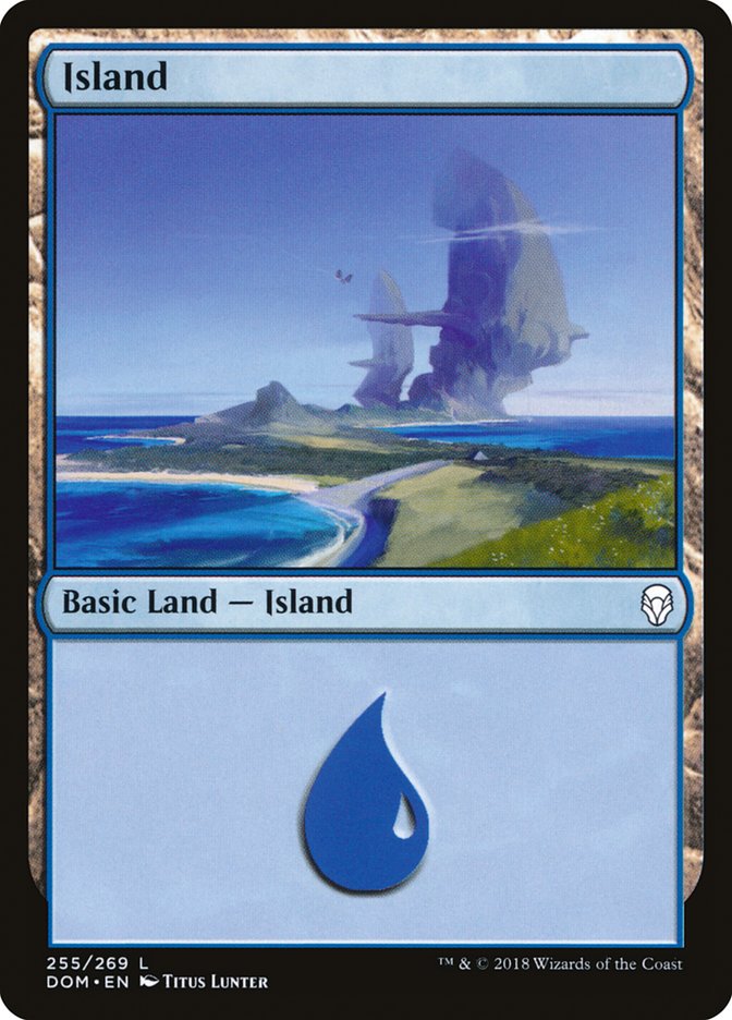 Island (255) [Dominaria] | A1Comics