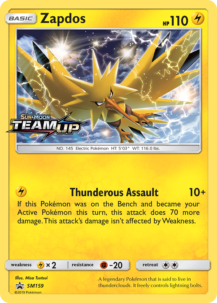 Zapdos (SM159) [Sun & Moon: Black Star Promos] | A1Comics