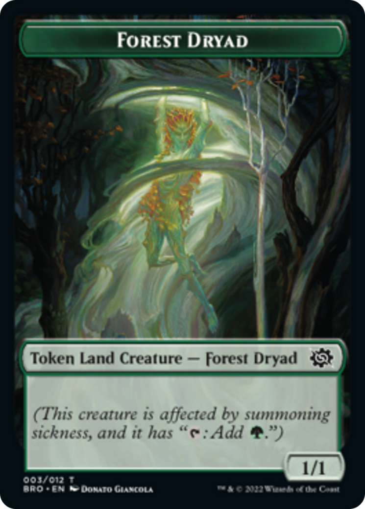 Forest Dryad Token [The Brothers' War Tokens] | A1Comics