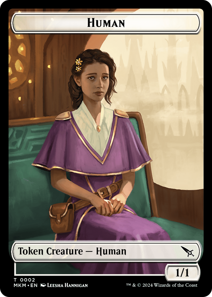 Human Token [Murders at Karlov Manor Tokens] | A1Comics