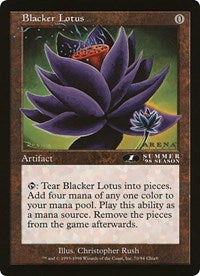 Blacker Lotus (Oversized) [Oversize Cards] | A1Comics