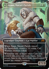 Ajani, Nacatl Pariah // Ajani, Nacatl Avenger (Borderless) (Textured Foil) [Modern Horizons 3] | A1Comics