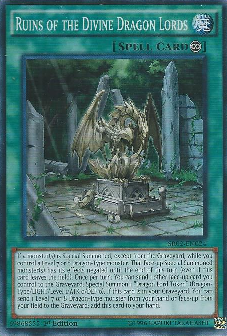 Ruins of the Divine Dragon Lords [SR02-EN024] Super Rare | A1Comics