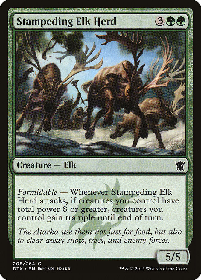 Stampeding Elk Herd [Dragons of Tarkir] | A1Comics