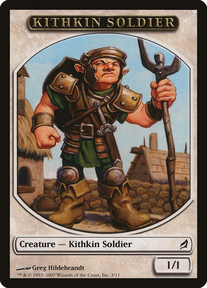 Kithkin Soldier Token [Lorwyn Tokens] | A1Comics