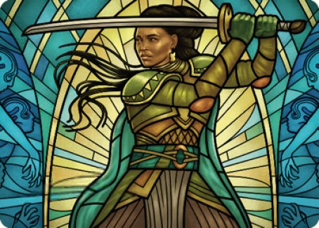 Shanna, Purifying Blade Art Card 2 [Dominaria United Art Series] | A1Comics