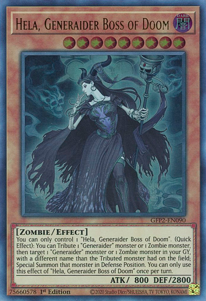 Hela, Generaider Boss of Doom [GFP2-EN090] Ultra Rare | A1Comics