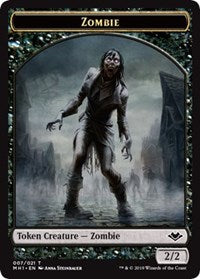 Zombie (007) // Spider (014) Double-Sided Token [Modern Horizons Tokens] | A1Comics