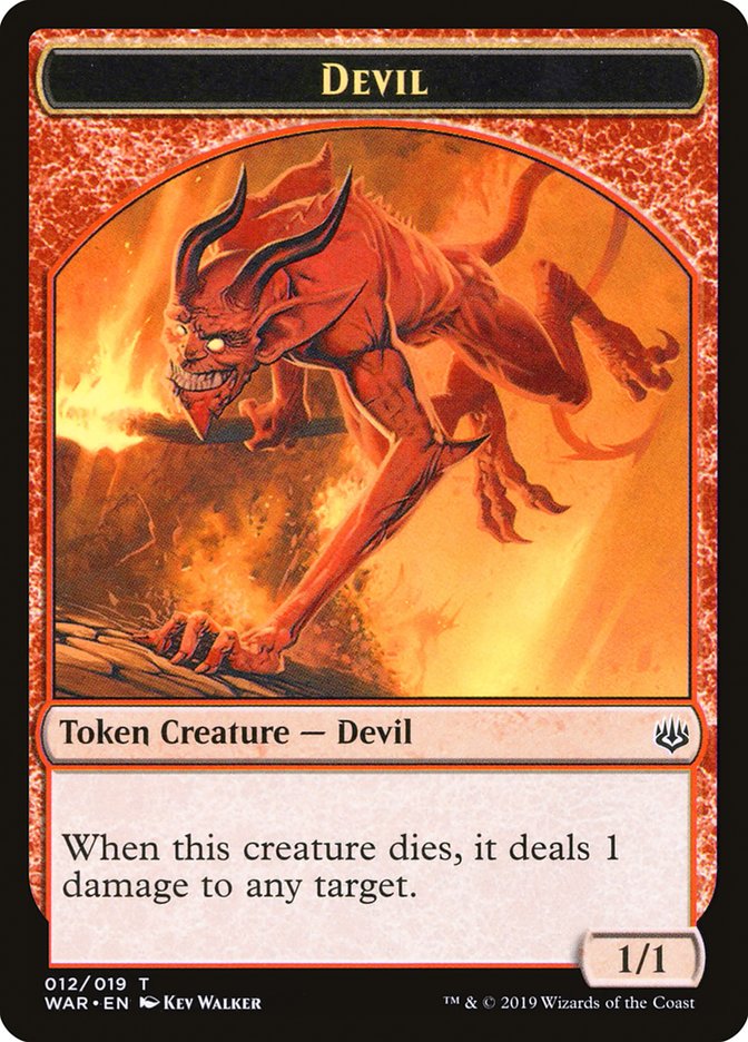 Devil Token [War of the Spark Tokens] | A1Comics