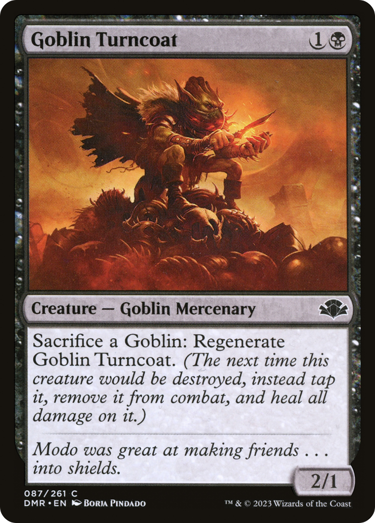 Goblin Turncoat [Dominaria Remastered] | A1Comics