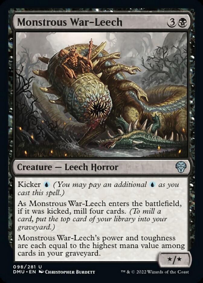 Monstrous War-Leech [Dominaria United] | A1Comics