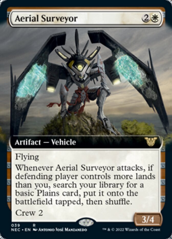 Aerial Surveyor (Extended Art) [Kamigawa: Neon Dynasty Commander] | A1Comics