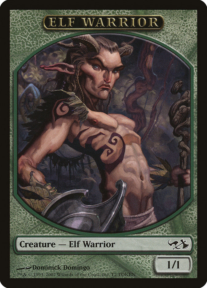 Elf Warrior Token [Duel Decks: Elves vs. Goblins Tokens] | A1Comics