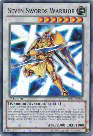 Seven Swords Warrior [SP13-EN048] Starfoil Rare | A1Comics