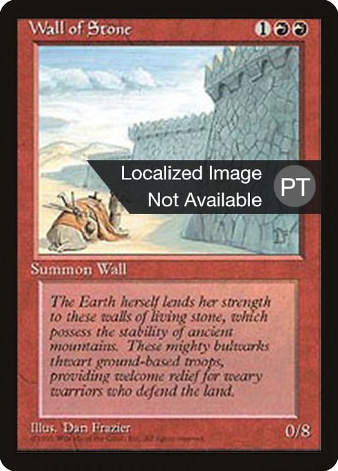 Wall of Stone [Fourth Edition (Foreign Black Border)] | A1Comics