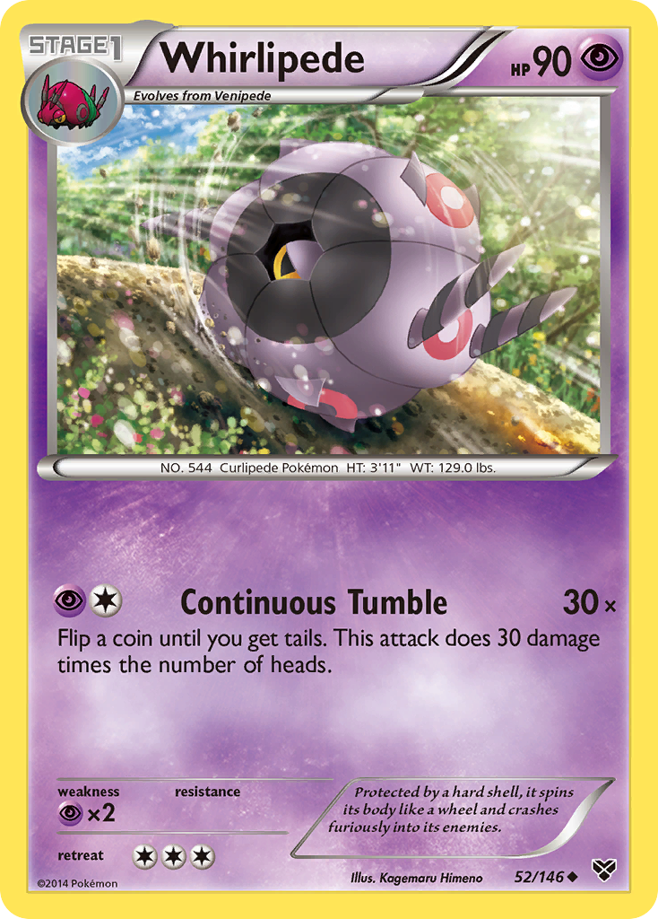 Whirlipede (52/146) [XY: Base Set] | A1Comics