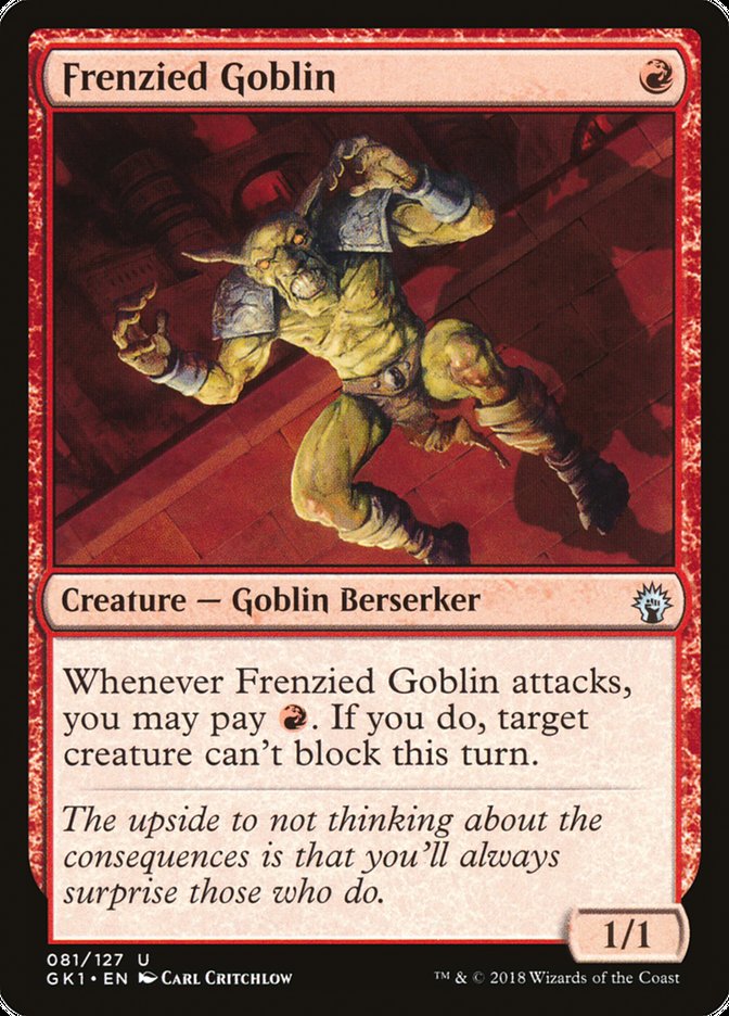 Frenzied Goblin [Guilds of Ravnica Guild Kit] | A1Comics