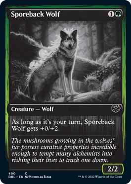 Sporeback Wolf [Innistrad: Double Feature] | A1Comics