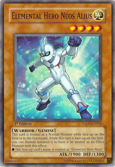 Elemental Hero Neos Alius [TAEV-EN018] Super Rare | A1Comics