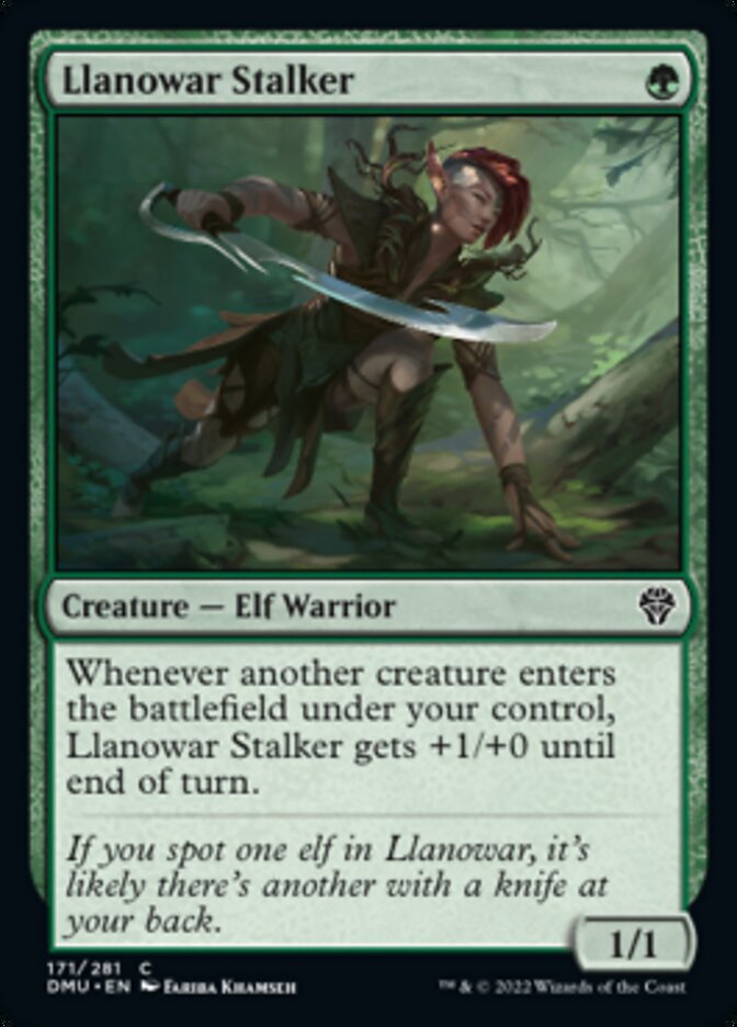 Llanowar Stalker [Dominaria United] | A1Comics