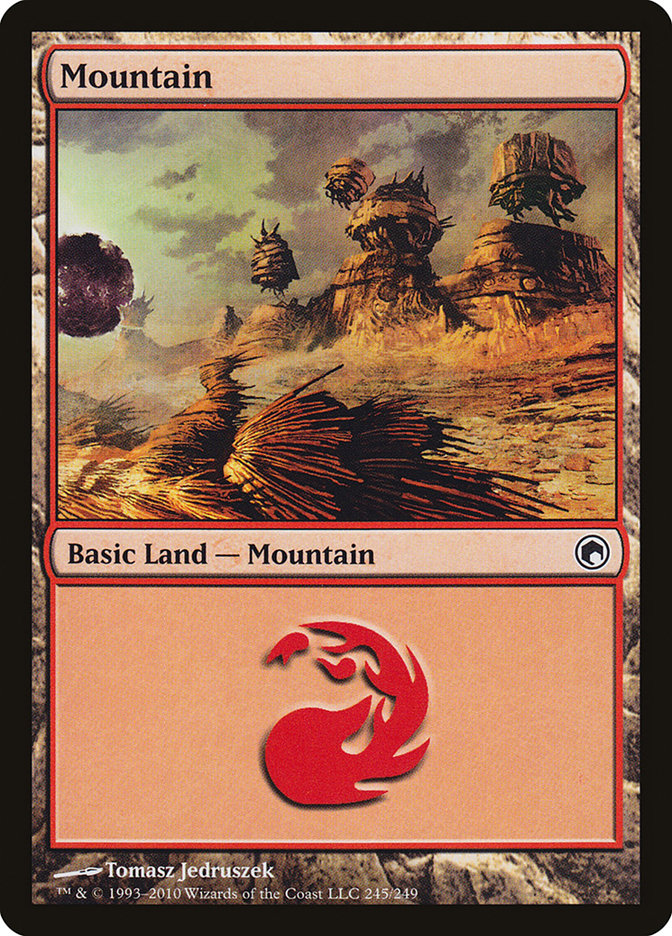 Mountain (245) [Scars of Mirrodin] | A1Comics